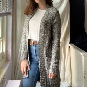 Hollister long cardigan w colorful speckles